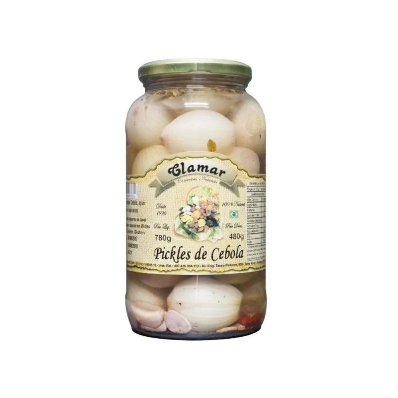 Kit 2x Pickles De Cebola 780g - Não Informado - Mercearia