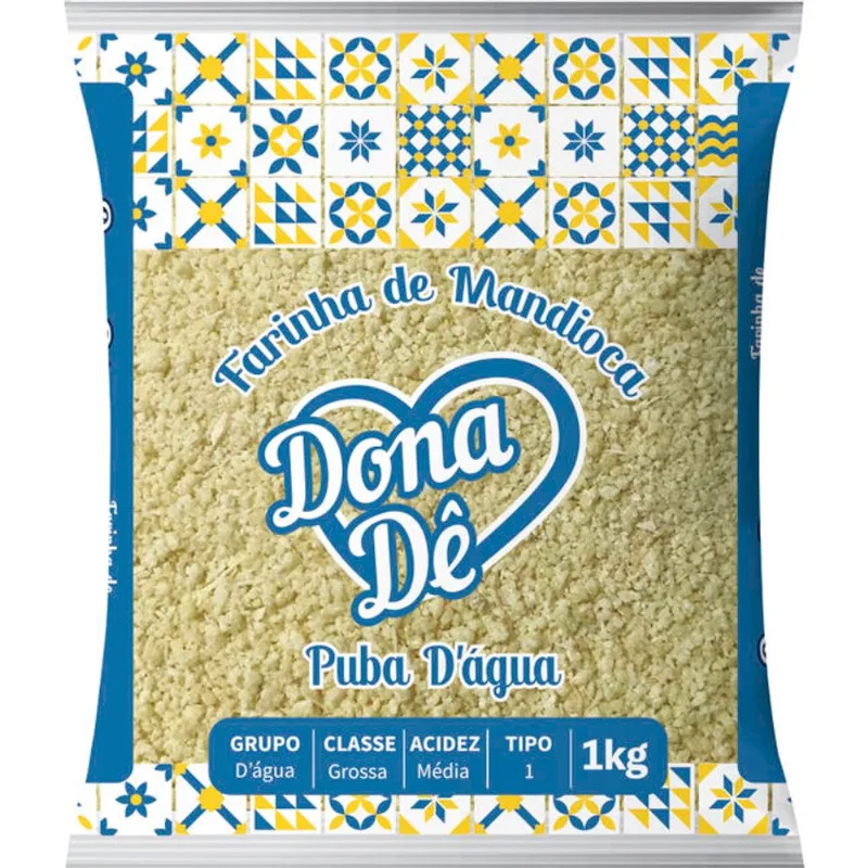 Farinha de Mandioca Dona Dê Puba 1kg