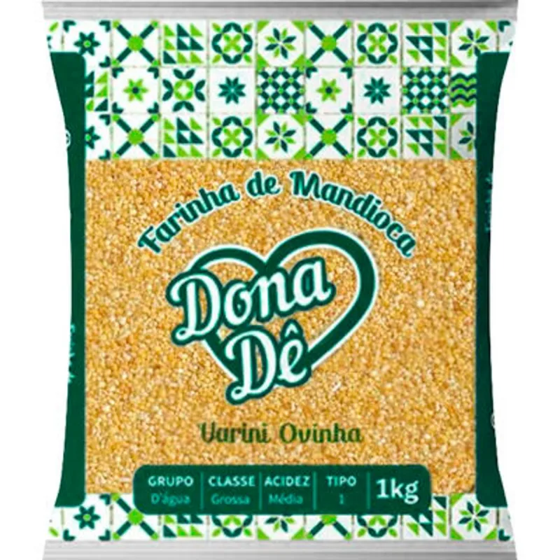 Farinha de Mandioca Dona Dê Uarini Ovinha 1kg