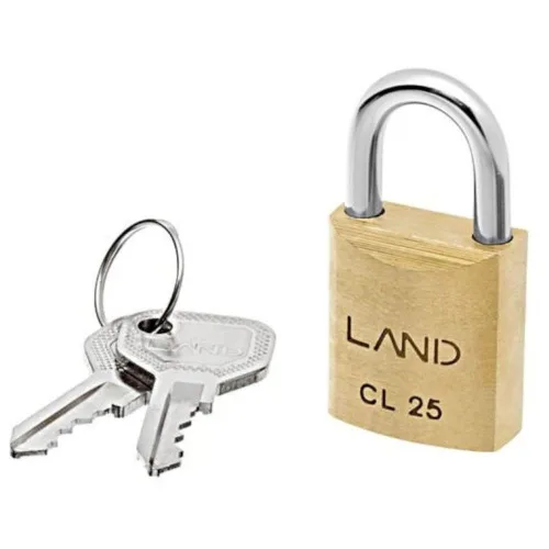 Cadeado Land 25mm Latao