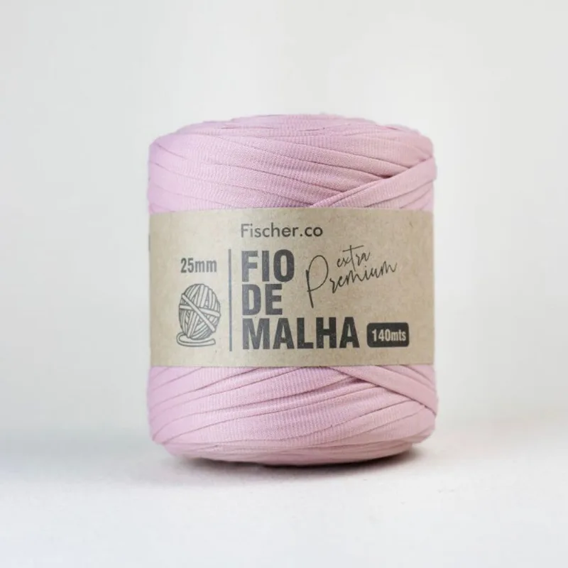 Fio de Malha Extra Premium Fischer 25mm C/140m ROSE ANTIGO 7