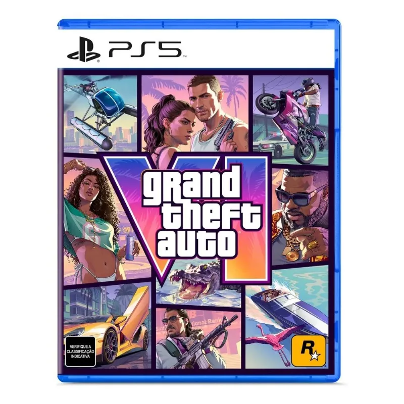 Jogo Grand Theft Auto VI Edição Standard GTA 6 Playstation 5