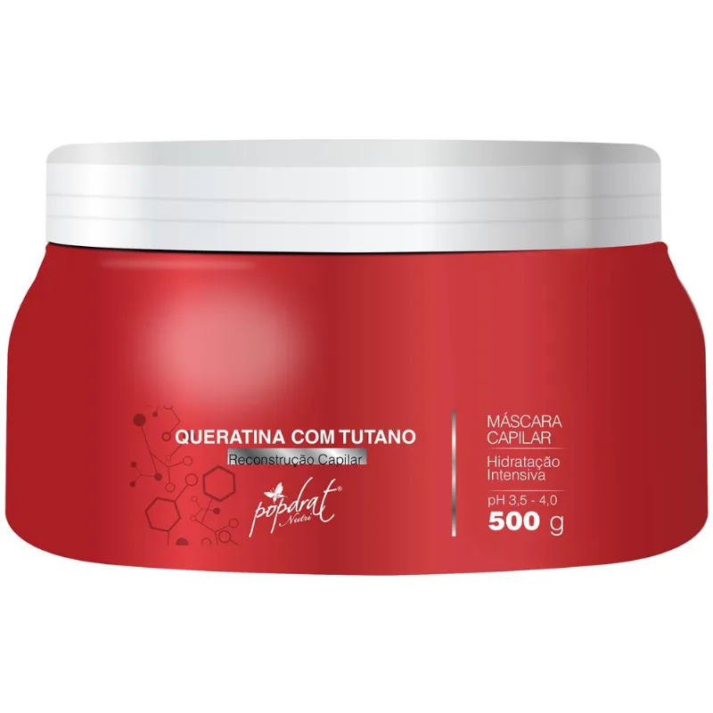 Máscara Capilar Popdrat Queratina Tutano 500g