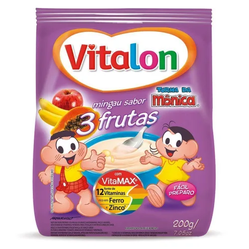 Mingau 3frutas Vitalon - VITALON