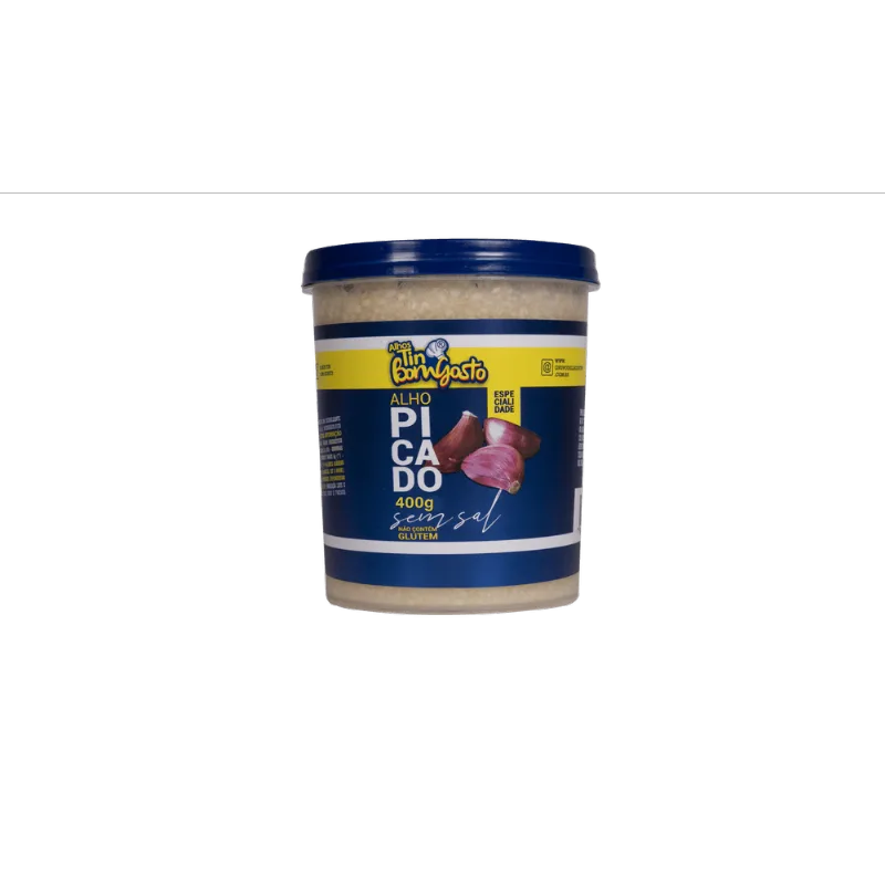 Alho Picado Tin Bomgosto Pote 1,01kg