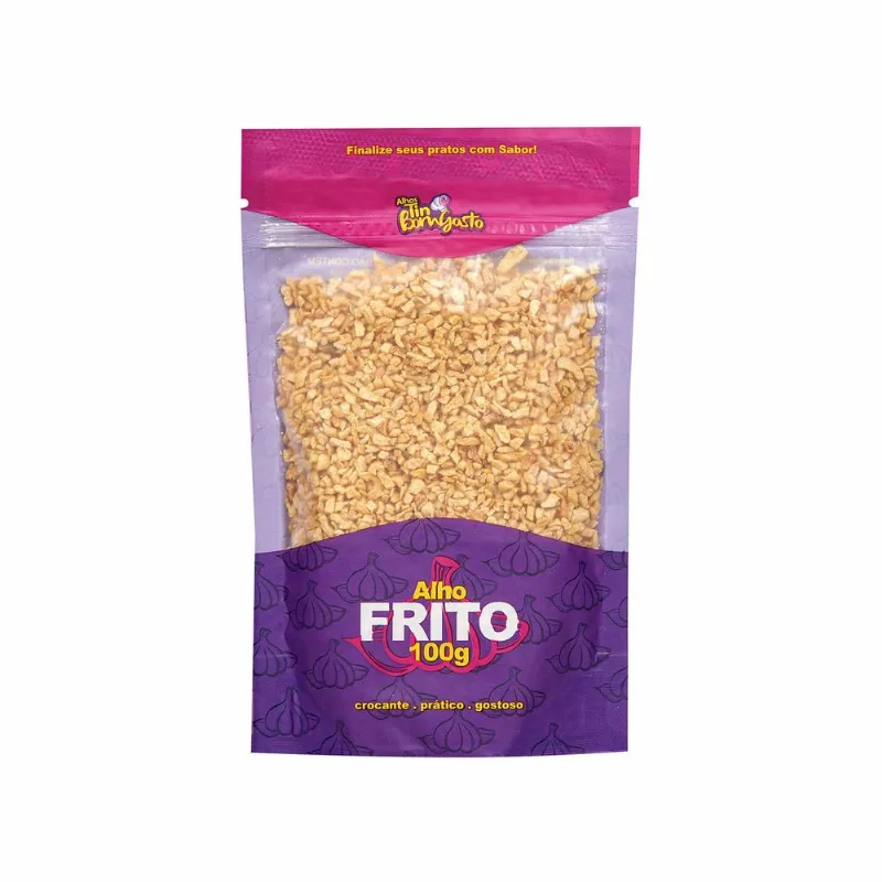 Alho Frito Crocante Tin Bom Gosto 100g