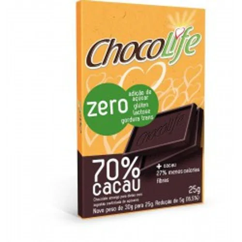 Chocolife 70 Cacau 20x30g - CHOCOLIFE - Mercearia