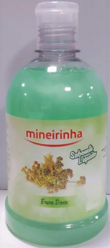 Sabonete. Líquido. Mineirinha Erva Doce C/6 - MINEIRINHA