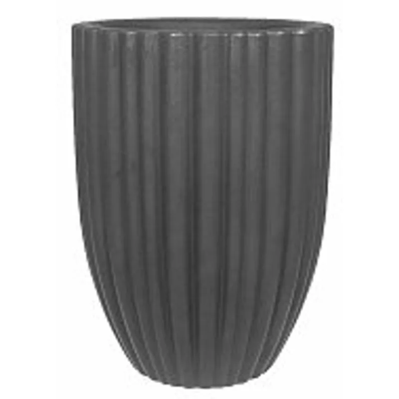 Vaso Cacau 42x54cm Preto Antique Vasart