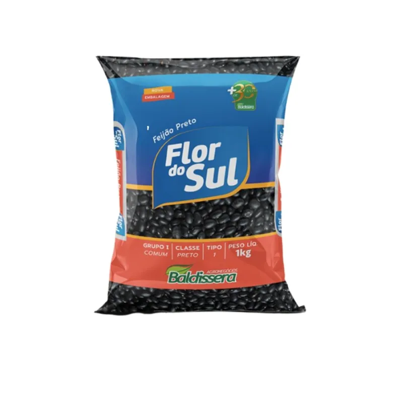 Feijão Preto Flor do Sul 1kg - Flor Do Sul - Mercearia