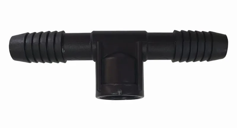 Te Interno Duplo Rosca Fêmea Espigão Preto Taivi Te Interno Duplo Rosca Fêmea Espigão Preto 1" Taivi