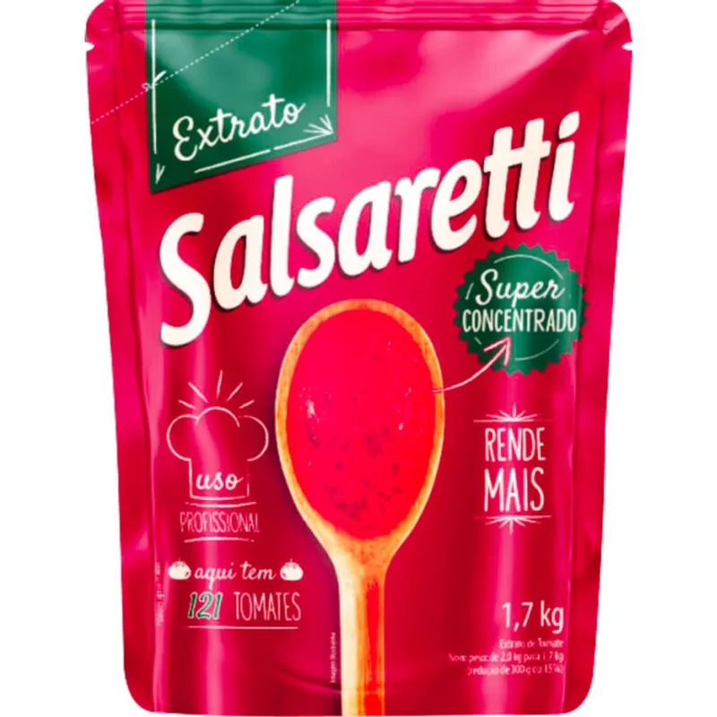 Extrato de Tomate Salsaretti 1,7kg