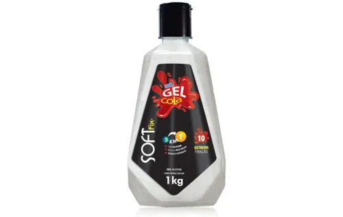 Gel Fixador Soft Fix 1000gr Cola Branco - SOFT FIX