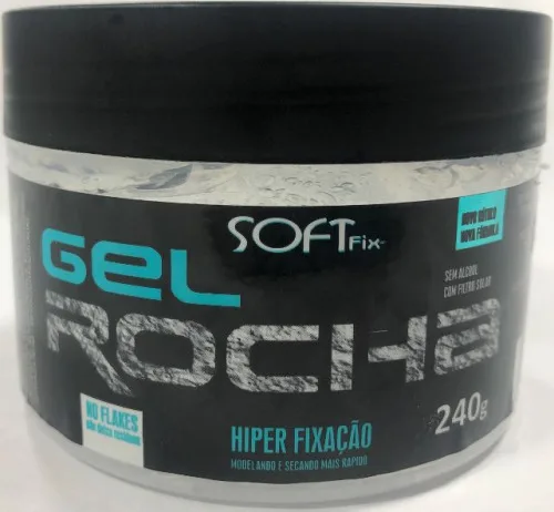 Gel Fixador Softfix 240g Rocha Unit - SOFTFIX
