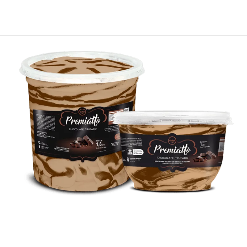 Sorvete Chocolate Trufado Premiatto 1,8 Litros