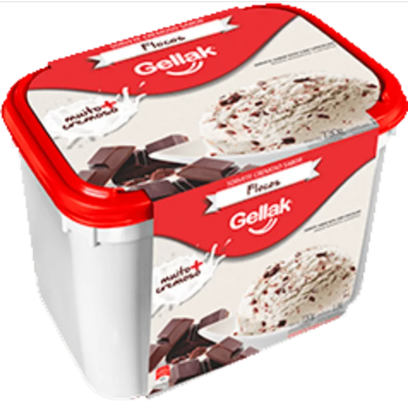 Sorvete Gellak Pote 1,5 Litro Flocos