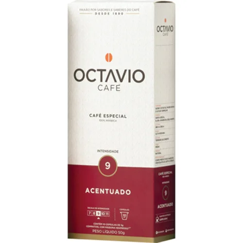 Café Em Cápsula Esmeralda Octavio Caixa 50g 10 Unidades - OCTAVIO - Mercearia