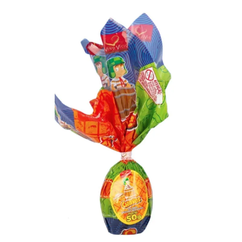 Ovo de Páscoa Divino Vício Chaves Chocolate 50g - Divino Vicio - Mercearia