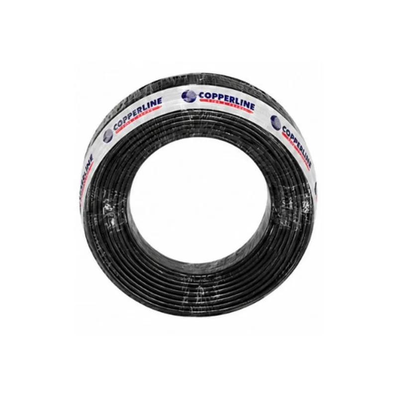 Cabo Pp Flex 3x1,5mm Preto 100m Copperline