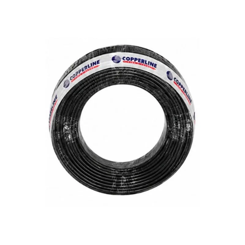 Cabo Pp Flex 3x2,5mm Preto 100m Copperline