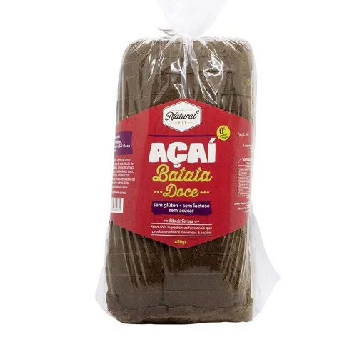 Pao De Açai C/ Batata Doce 450g Natural Fit - NATURAL FIT - Mercearia
