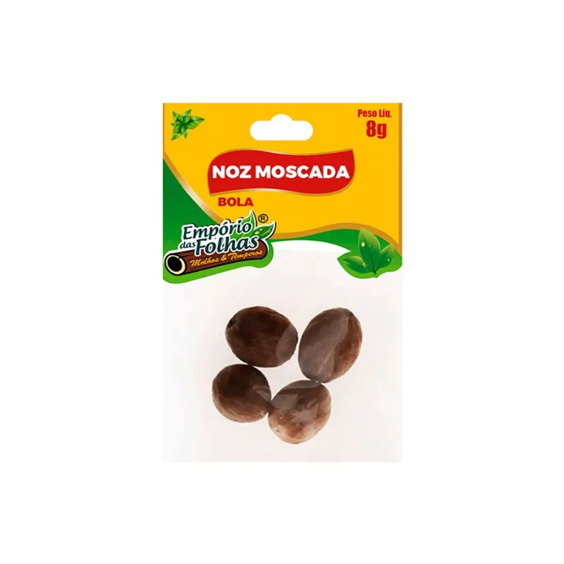 Noz Moscada Bola Empório das Folhas 2Unidades