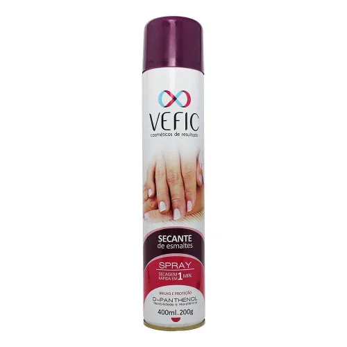 Spray Secante Unha Vefic - UNHA - Higiene E Beleza