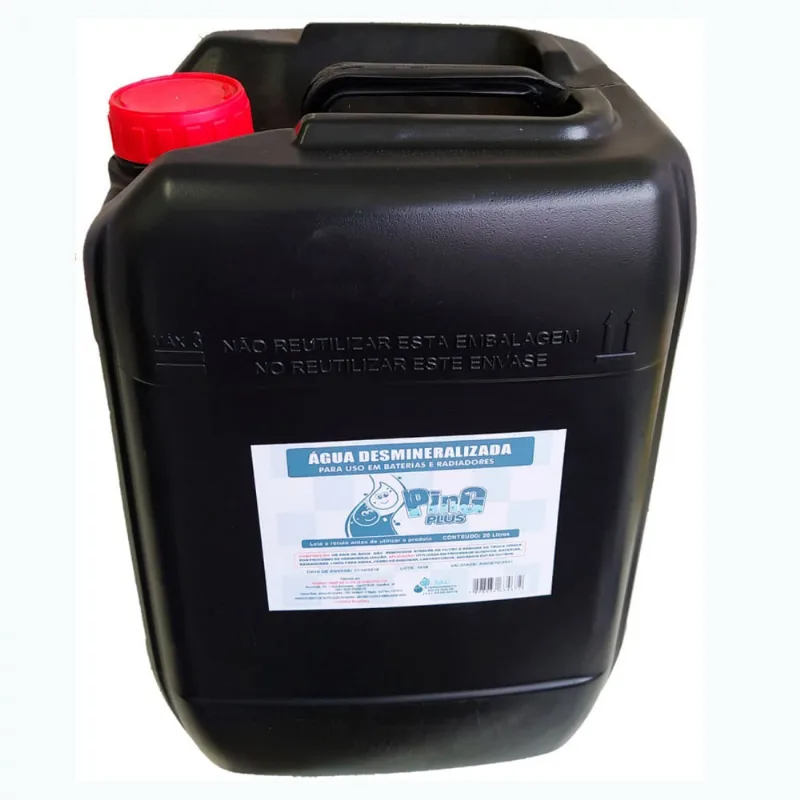 Água desmineralizada para bateria 20 litros - AB20L - Ping Plus
