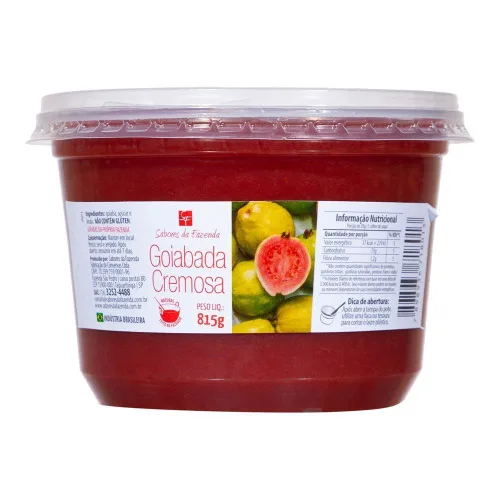 Goiabada Sabor Da Fazenda Pote - SABOR DA FAZENDA - Mercearia