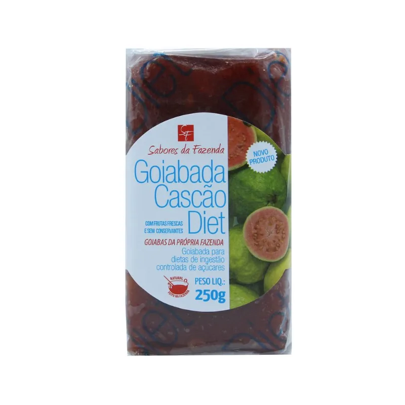 Goiabada Cascão Sem Açúcar Doces da Fazenda 250g