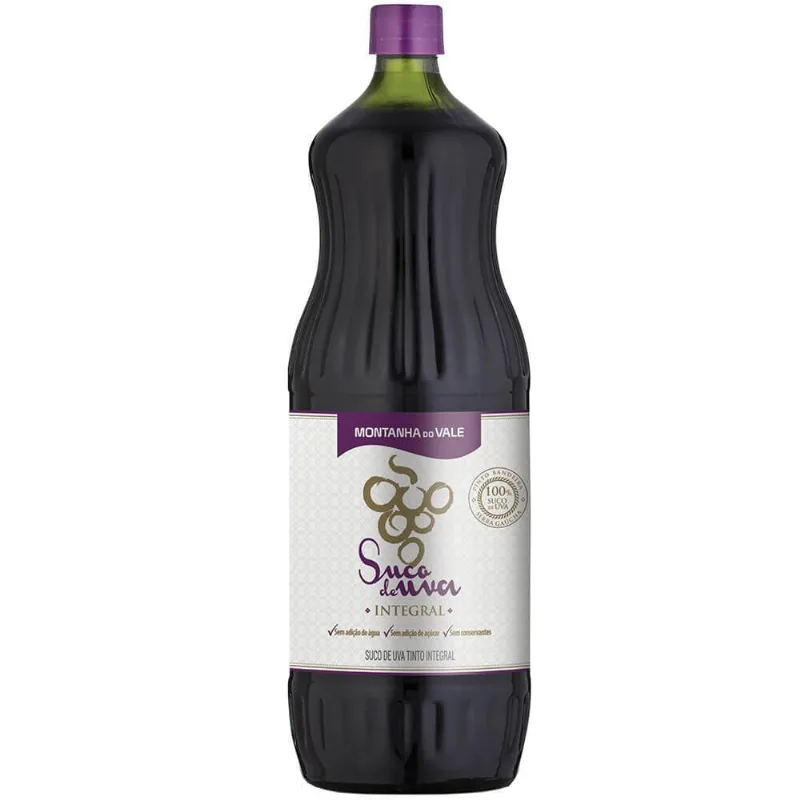 Suco de Uva Tinto Bordô Integral Terraças 1,5L