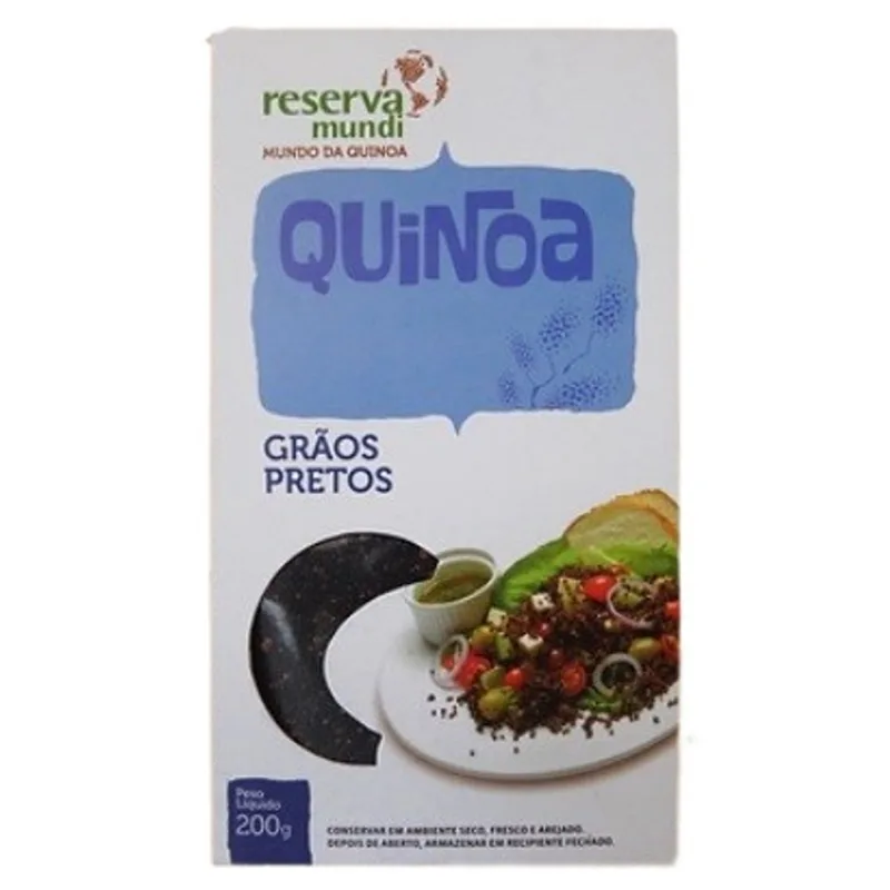 Quinoa em Grãos Preta Reserva Mundi 200g