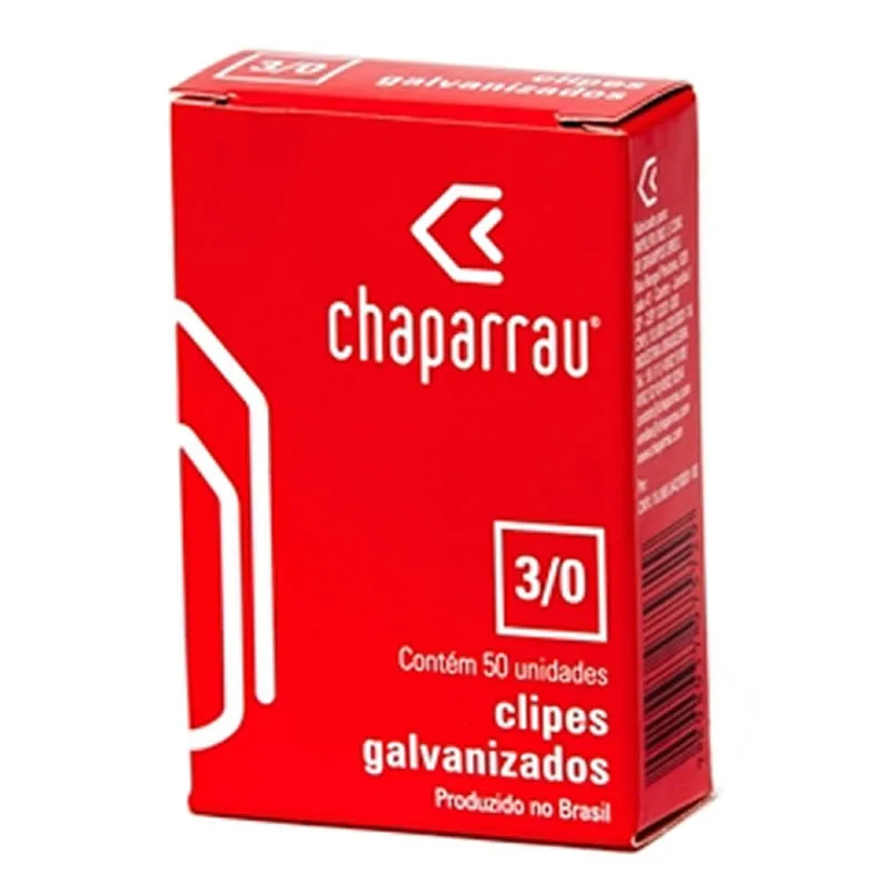 Clipes Chaparrau Galvanizados 3/0