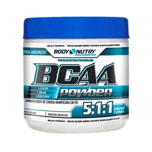Bcaa Po 5:1:1 120g 30 Doses Body Nutry - BODY NUTRY - Suplementos
