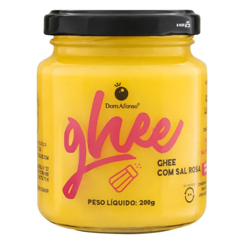 Mateiga Ghee Com Sal Rosa 190g - DOM AFONSO