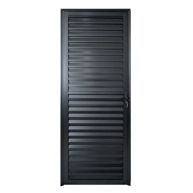 Porta Palheta Alumínio Preto 210x60cm Lux Porta Palheta Alumínio Preto Esquerdo 210x60cm