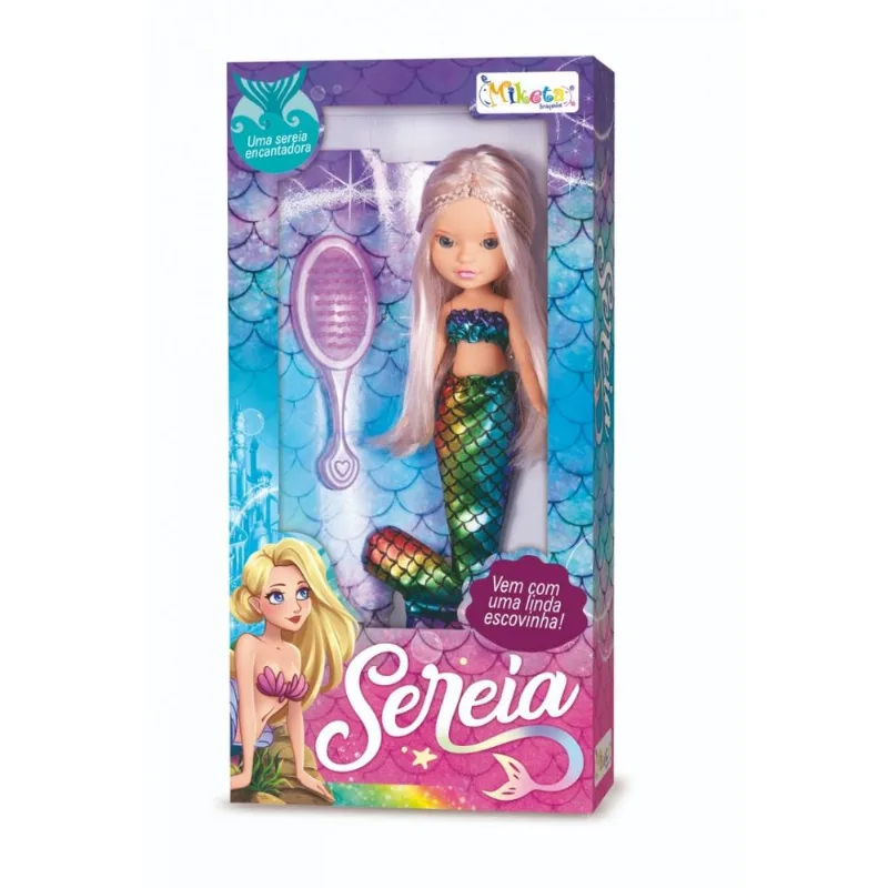 Boneca Sereia - Miketa Brinquedos