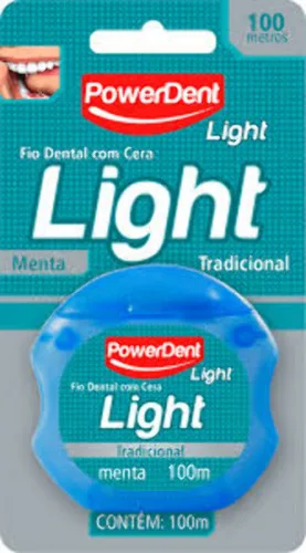 Fio Dental Powerdent Light 100m - POWERDENT