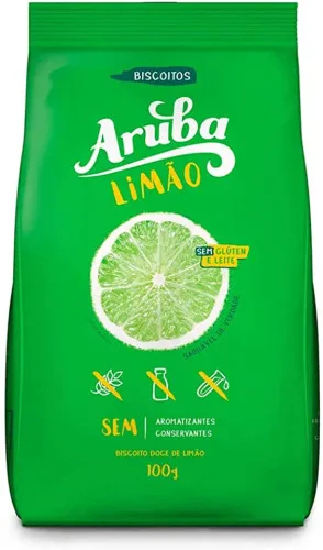 Biscoito Doce Aruba Limao S/ Gluten - ARUBA - Mercearia
