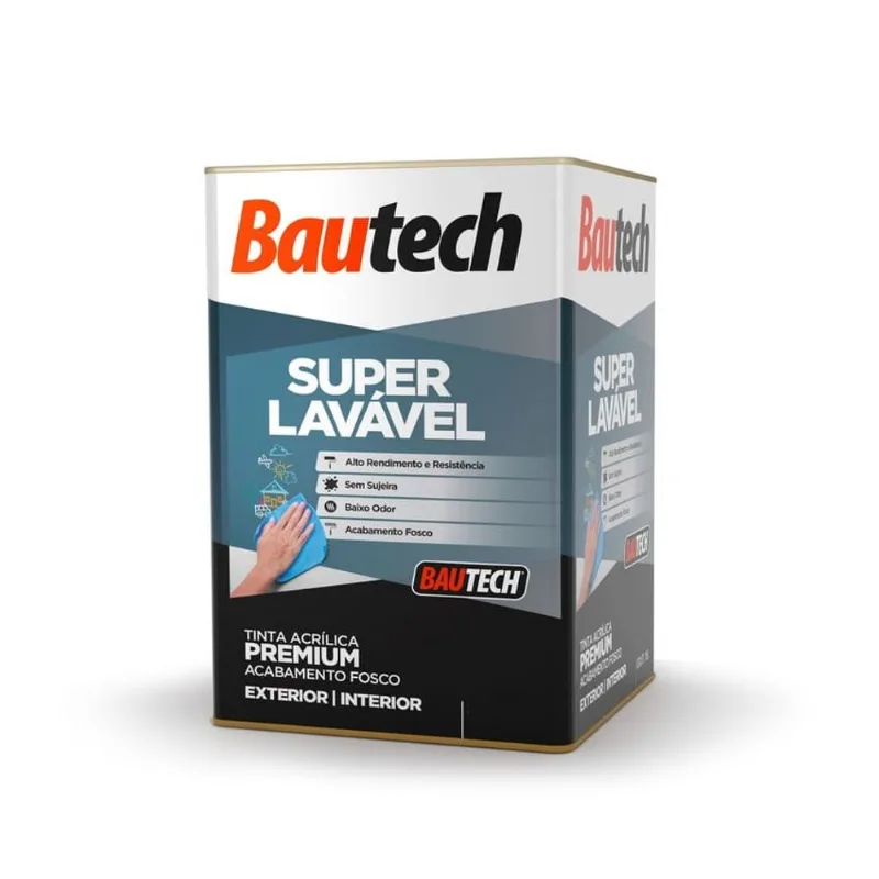 Base B Acrílica Fosco Super Lavável 16,2L Bautech