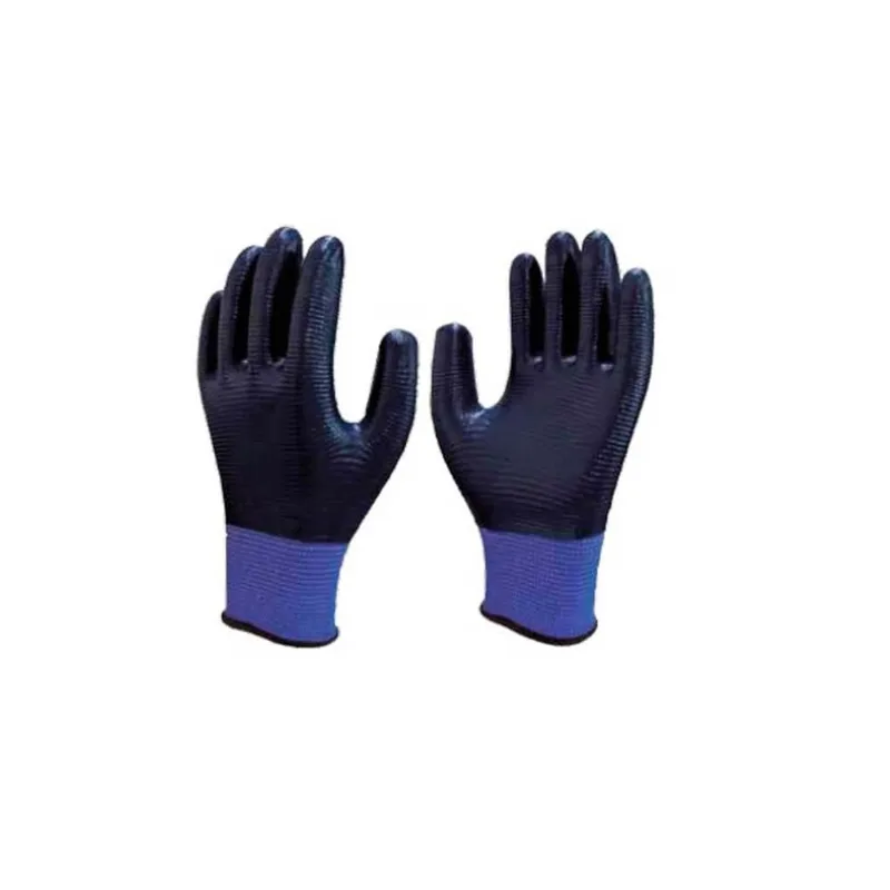 Luva nitrílica NP light 1002L tamanho 9 CA 33333 azul Super Safety