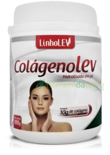 Colágenolev Colágeno Hidrolisado Linho Lev 100g - LINHO LEV