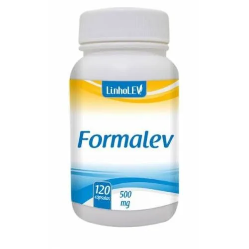 Linholev Formalev 500mg 120c - LINHO LEV - Suplementos