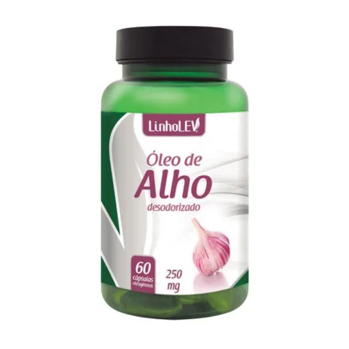 Oleo De Alho Desod 60cap 250mg Linho Lev - LINHO LEV