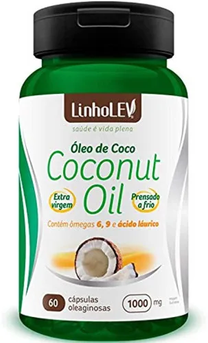 COCONUTOIL 1000MG 60 CAPS - LINHO LEV