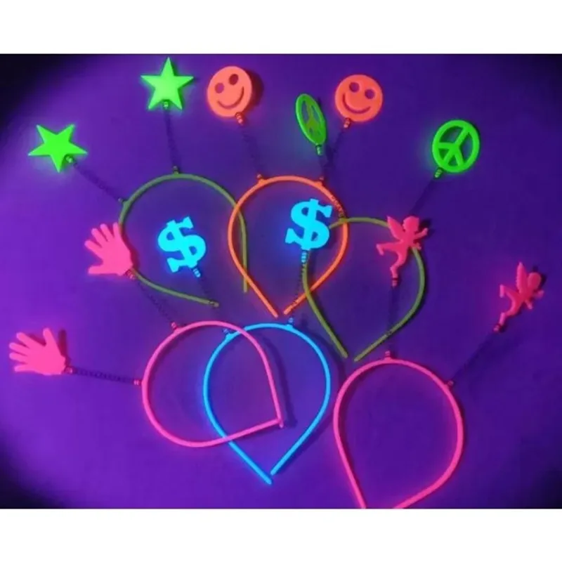 Tiara Símbolo Neon Luz Negra com10 Rasul