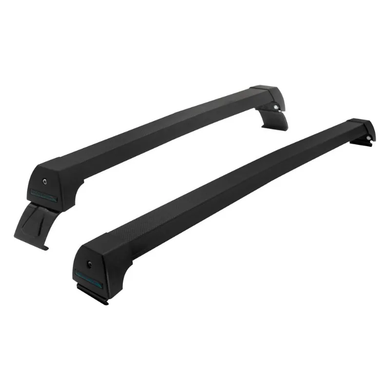 Rack Teto Alumínio Preto Palio 2 Portas Exceto Novo Palio