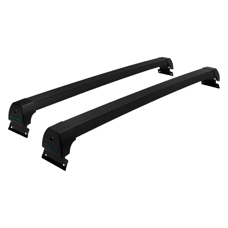 Rack Teto Alumínio Preto Logan (até 2013)