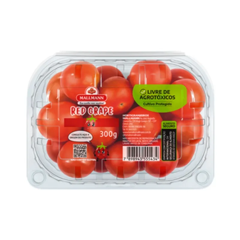 Tomate Grape Red Livre de Agrotóxicos Mallmann 300g