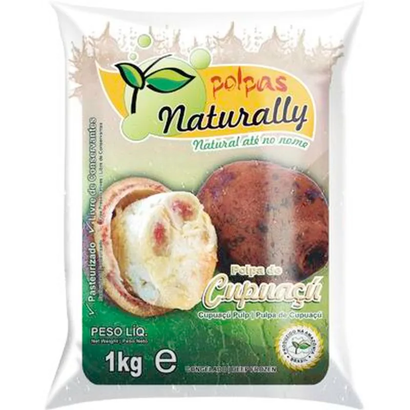 Polpa de Fruta Naturally Congelada Cupuaçu 1kg